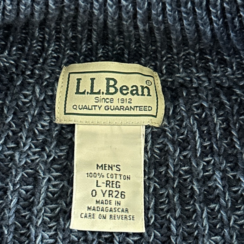 LL Bean Men’s zippered cardigan - Picture 6 of 6